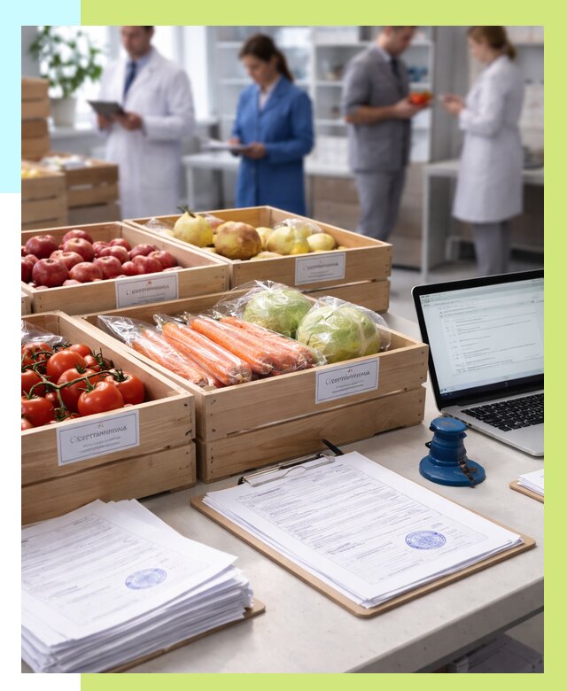 Сертификация овощей и фруктов в Нижнем Тагиле от 8848 р. | Алешин-Нжн