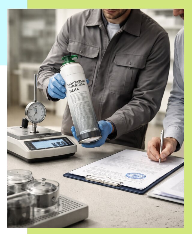 Сертификация монтажной пены в Нижнем Тагиле от 15614 р. | Алешин-Нжн