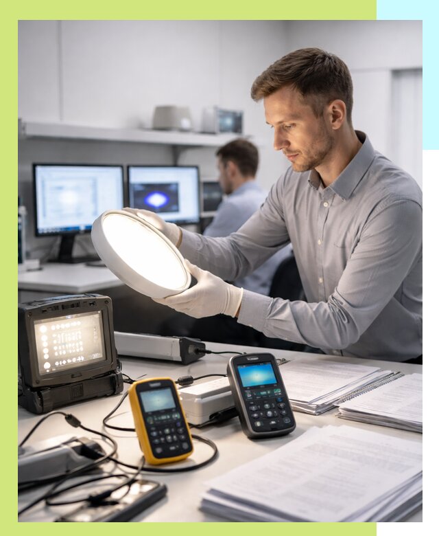 Сертификация светильников в Нижнем Тагиле: испытания и оформление