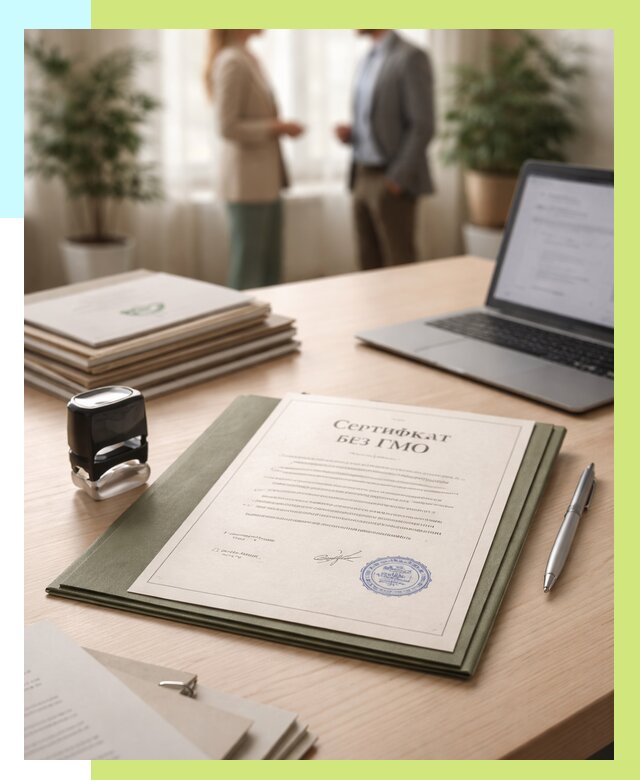 Сертификат без ГМО в Нижнем Тагиле от 7807 р. оформить срочно Алешин-Нжн