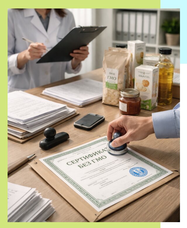 Получение сертификата Без ГМО для продукции в Нижнем Тагиле