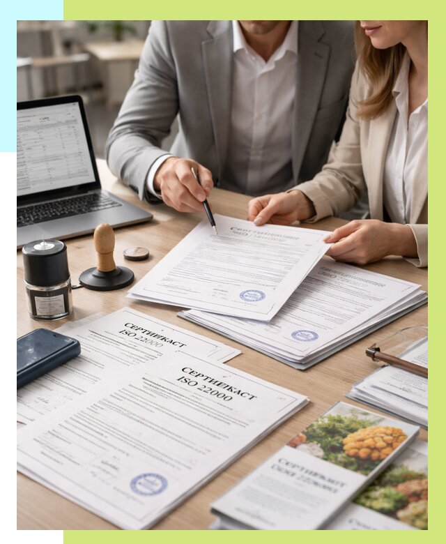 Сертификат ISO 22000 в Нижнем Тагиле от 41636 р. под ключ | Алешин-Нжн